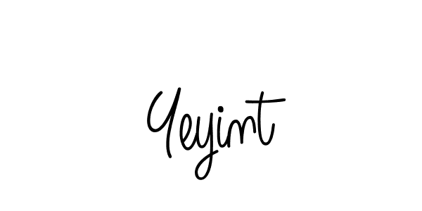 Design your own signature with our free online signature maker. With this signature software, you can create a handwritten (Angelique-Rose-font-FFP) signature for name Yeyint. Yeyint signature style 5 images and pictures png