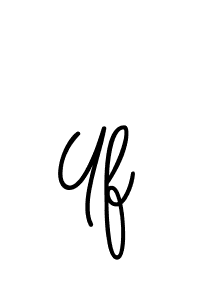 Make a beautiful signature design for name Yf. With this signature (Angelique-Rose-font-FFP) style, you can create a handwritten signature for free. Yf signature style 5 images and pictures png