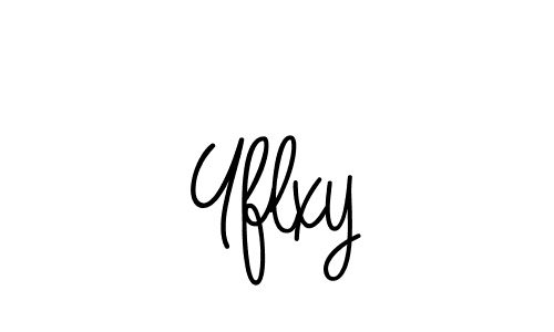 The best way (Angelique-Rose-font-FFP) to make a short signature is to pick only two or three words in your name. The name Yflxy include a total of six letters. For converting this name. Yflxy signature style 5 images and pictures png