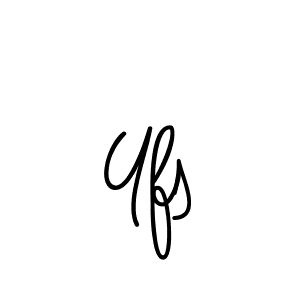 Yfs stylish signature style. Best Handwritten Sign (Angelique-Rose-font-FFP) for my name. Handwritten Signature Collection Ideas for my name Yfs. Yfs signature style 5 images and pictures png