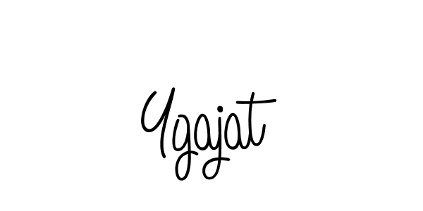 How to make Ygajat signature? Angelique-Rose-font-FFP is a professional autograph style. Create handwritten signature for Ygajat name. Ygajat signature style 5 images and pictures png