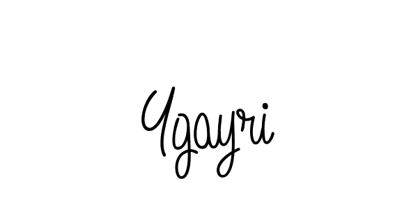 Best and Professional Signature Style for Ygayri. Angelique-Rose-font-FFP Best Signature Style Collection. Ygayri signature style 5 images and pictures png
