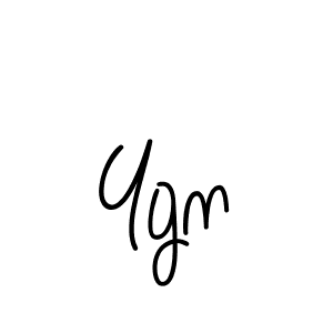 Design your own signature with our free online signature maker. With this signature software, you can create a handwritten (Angelique-Rose-font-FFP) signature for name Ygn. Ygn signature style 5 images and pictures png