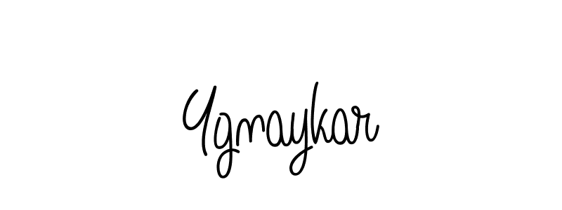 Also we have Ygnaykar name is the best signature style. Create professional handwritten signature collection using Angelique-Rose-font-FFP autograph style. Ygnaykar signature style 5 images and pictures png
