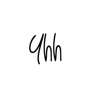 How to make Yhh name signature. Use Angelique-Rose-font-FFP style for creating short signs online. This is the latest handwritten sign. Yhh signature style 5 images and pictures png