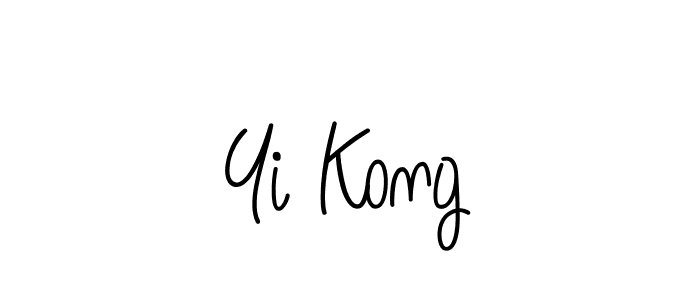 You can use this online signature creator to create a handwritten signature for the name Yi Kong. This is the best online autograph maker. Yi Kong signature style 5 images and pictures png