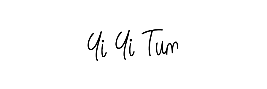 Best and Professional Signature Style for Yi Yi Tun. Angelique-Rose-font-FFP Best Signature Style Collection. Yi Yi Tun signature style 5 images and pictures png