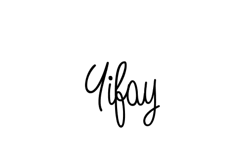 Create a beautiful signature design for name Yifay. With this signature (Angelique-Rose-font-FFP) fonts, you can make a handwritten signature for free. Yifay signature style 5 images and pictures png