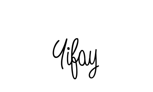 How to make Yifay signature? Angelique-Rose-font-FFP is a professional autograph style. Create handwritten signature for Yifay name. Yifay signature style 5 images and pictures png