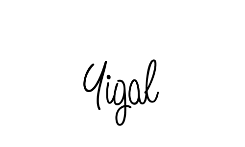 Angelique-Rose-font-FFP is a professional signature style that is perfect for those who want to add a touch of class to their signature. It is also a great choice for those who want to make their signature more unique. Get Yigal name to fancy signature for free. Yigal signature style 5 images and pictures png