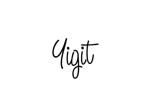 How to make Yigit name signature. Use Angelique-Rose-font-FFP style for creating short signs online. This is the latest handwritten sign. Yigit signature style 5 images and pictures png