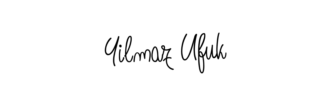 How to Draw Yilmaz Ufuk signature style? Angelique-Rose-font-FFP is a latest design signature styles for name Yilmaz Ufuk. Yilmaz Ufuk signature style 5 images and pictures png