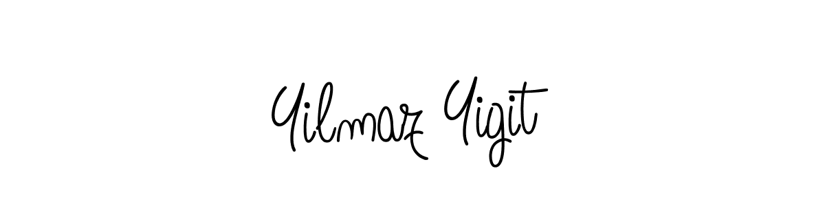 Design your own signature with our free online signature maker. With this signature software, you can create a handwritten (Angelique-Rose-font-FFP) signature for name Yilmaz Yigit. Yilmaz Yigit signature style 5 images and pictures png