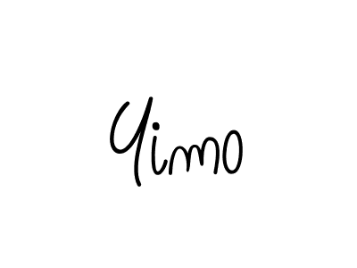 Create a beautiful signature design for name Yimo. With this signature (Angelique-Rose-font-FFP) fonts, you can make a handwritten signature for free. Yimo signature style 5 images and pictures png