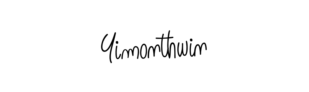 Once you've used our free online signature maker to create your best signature Angelique-Rose-font-FFP style, it's time to enjoy all of the benefits that Yimonthwin name signing documents. Yimonthwin signature style 5 images and pictures png