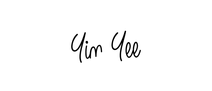 How to make Yin Yee signature? Angelique-Rose-font-FFP is a professional autograph style. Create handwritten signature for Yin Yee name. Yin Yee signature style 5 images and pictures png