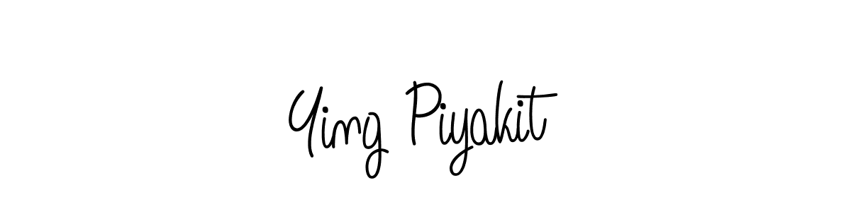 if you are searching for the best signature style for your name Ying Piyakit. so please give up your signature search. here we have designed multiple signature styles  using Angelique-Rose-font-FFP. Ying Piyakit signature style 5 images and pictures png