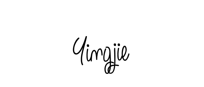 How to make Yingjie signature? Angelique-Rose-font-FFP is a professional autograph style. Create handwritten signature for Yingjie name. Yingjie signature style 5 images and pictures png