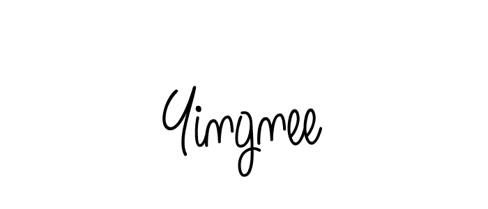Design your own signature with our free online signature maker. With this signature software, you can create a handwritten (Angelique-Rose-font-FFP) signature for name Yingnee. Yingnee signature style 5 images and pictures png