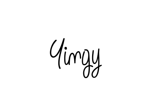 Create a beautiful signature design for name Yingy. With this signature (Angelique-Rose-font-FFP) fonts, you can make a handwritten signature for free. Yingy signature style 5 images and pictures png
