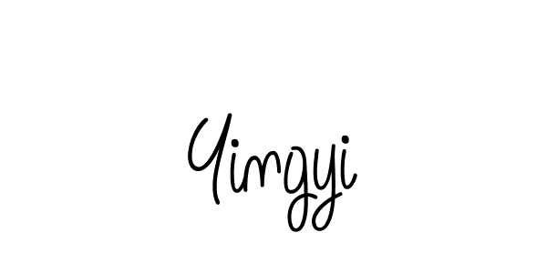 The best way (Angelique-Rose-font-FFP) to make a short signature is to pick only two or three words in your name. The name Yingyi include a total of six letters. For converting this name. Yingyi signature style 5 images and pictures png
