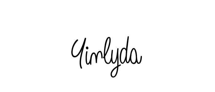 Angelique-Rose-font-FFP is a professional signature style that is perfect for those who want to add a touch of class to their signature. It is also a great choice for those who want to make their signature more unique. Get Yinlyda name to fancy signature for free. Yinlyda signature style 5 images and pictures png