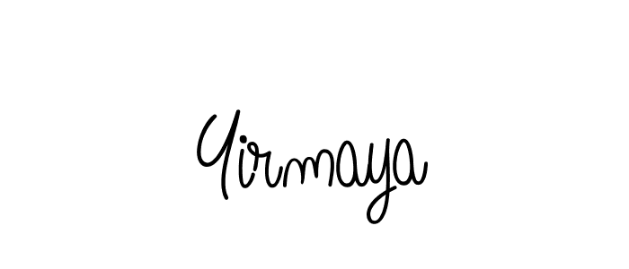 Create a beautiful signature design for name Yirmaya. With this signature (Angelique-Rose-font-FFP) fonts, you can make a handwritten signature for free. Yirmaya signature style 5 images and pictures png