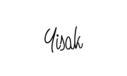 Create a beautiful signature design for name Yisak. With this signature (Angelique-Rose-font-FFP) fonts, you can make a handwritten signature for free. Yisak signature style 5 images and pictures png