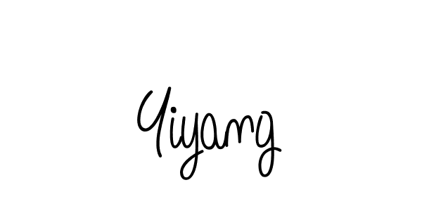 Use a signature maker to create a handwritten signature online. With this signature software, you can design (Angelique-Rose-font-FFP) your own signature for name Yiyang. Yiyang signature style 5 images and pictures png
