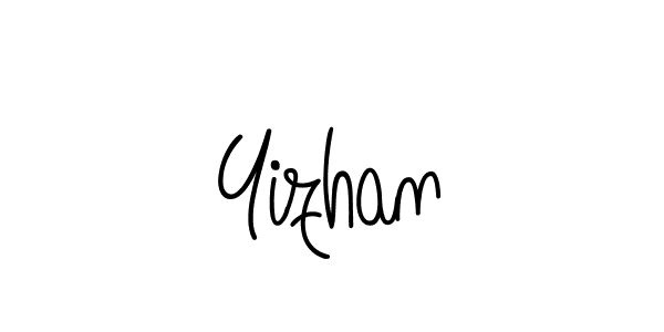 Design your own signature with our free online signature maker. With this signature software, you can create a handwritten (Angelique-Rose-font-FFP) signature for name Yizhan. Yizhan signature style 5 images and pictures png