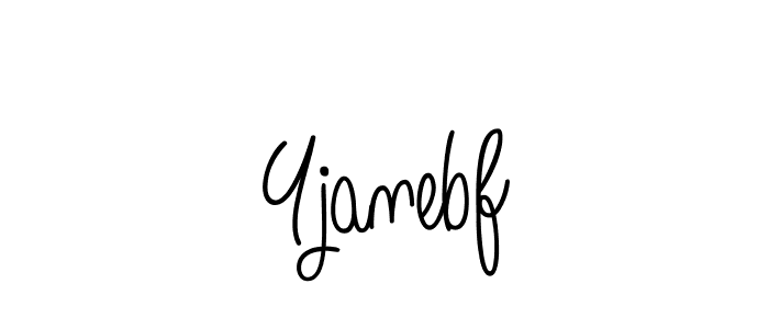 Make a beautiful signature design for name Yjanebf. With this signature (Angelique-Rose-font-FFP) style, you can create a handwritten signature for free. Yjanebf signature style 5 images and pictures png
