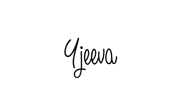 Best and Professional Signature Style for Yjeeva. Angelique-Rose-font-FFP Best Signature Style Collection. Yjeeva signature style 5 images and pictures png