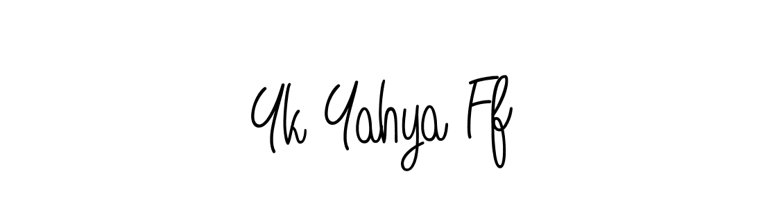 Make a beautiful signature design for name Yk Yahya Ff. Use this online signature maker to create a handwritten signature for free. Yk Yahya Ff signature style 5 images and pictures png