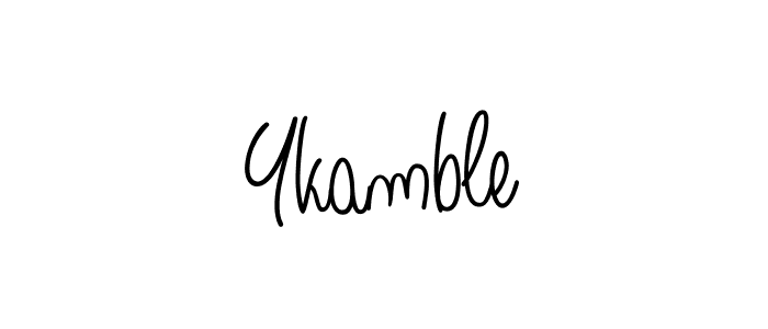 You can use this online signature creator to create a handwritten signature for the name Ykamble. This is the best online autograph maker. Ykamble signature style 5 images and pictures png