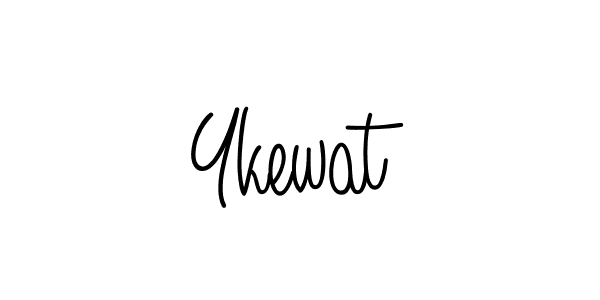 How to Draw Ykewat signature style? Angelique-Rose-font-FFP is a latest design signature styles for name Ykewat. Ykewat signature style 5 images and pictures png