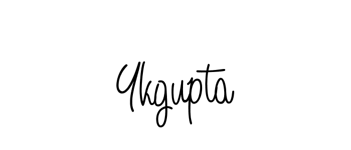 The best way (Angelique-Rose-font-FFP) to make a short signature is to pick only two or three words in your name. The name Ykgupta include a total of six letters. For converting this name. Ykgupta signature style 5 images and pictures png
