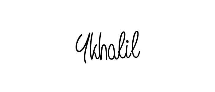Best and Professional Signature Style for Ykhalil. Angelique-Rose-font-FFP Best Signature Style Collection. Ykhalil signature style 5 images and pictures png