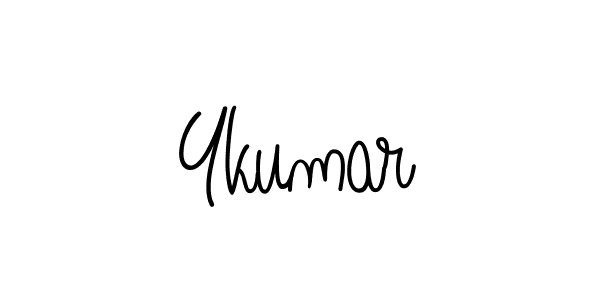 Make a beautiful signature design for name Ykumar. Use this online signature maker to create a handwritten signature for free. Ykumar signature style 5 images and pictures png