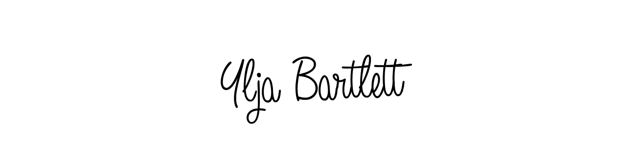 How to make Ylja Bartlett signature? Angelique-Rose-font-FFP is a professional autograph style. Create handwritten signature for Ylja Bartlett name. Ylja Bartlett signature style 5 images and pictures png