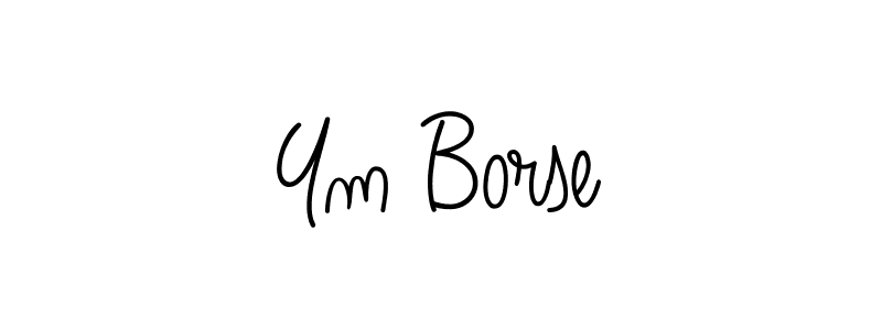 Also You can easily find your signature by using the search form. We will create Ym Borse name handwritten signature images for you free of cost using Angelique-Rose-font-FFP sign style. Ym Borse signature style 5 images and pictures png
