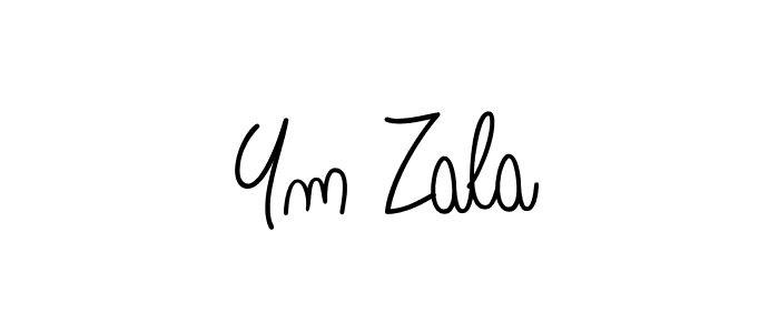 Angelique-Rose-font-FFP is a professional signature style that is perfect for those who want to add a touch of class to their signature. It is also a great choice for those who want to make their signature more unique. Get Ym Zala name to fancy signature for free. Ym Zala signature style 5 images and pictures png