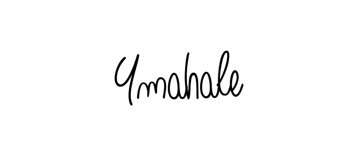 Ymahale stylish signature style. Best Handwritten Sign (Angelique-Rose-font-FFP) for my name. Handwritten Signature Collection Ideas for my name Ymahale. Ymahale signature style 5 images and pictures png