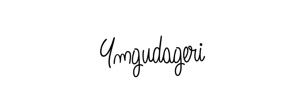 Use a signature maker to create a handwritten signature online. With this signature software, you can design (Angelique-Rose-font-FFP) your own signature for name Ymgudageri. Ymgudageri signature style 5 images and pictures png