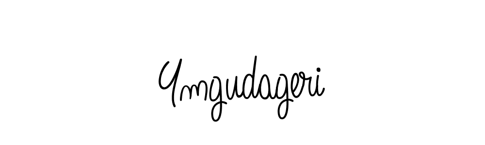 Use a signature maker to create a handwritten signature online. With this signature software, you can design (Angelique-Rose-font-FFP) your own signature for name Ymgudageri. Ymgudageri signature style 5 images and pictures png