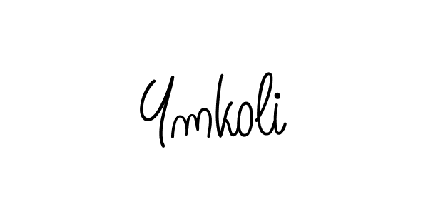 Once you've used our free online signature maker to create your best signature Angelique-Rose-font-FFP style, it's time to enjoy all of the benefits that Ymkoli name signing documents. Ymkoli signature style 5 images and pictures png