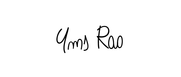This is the best signature style for the Yms Rao name. Also you like these signature font (Angelique-Rose-font-FFP). Mix name signature. Yms Rao signature style 5 images and pictures png