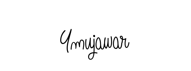 How to make Ymujawar signature? Angelique-Rose-font-FFP is a professional autograph style. Create handwritten signature for Ymujawar name. Ymujawar signature style 5 images and pictures png