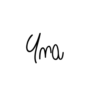 How to Draw Yna signature style? Angelique-Rose-font-FFP is a latest design signature styles for name Yna. Yna signature style 5 images and pictures png