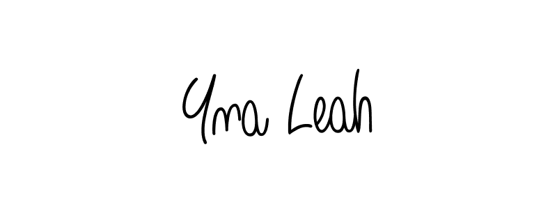 Best and Professional Signature Style for Yna Leah. Angelique-Rose-font-FFP Best Signature Style Collection. Yna Leah signature style 5 images and pictures png