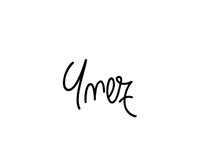 Make a beautiful signature design for name Ynez. With this signature (Angelique-Rose-font-FFP) style, you can create a handwritten signature for free. Ynez signature style 5 images and pictures png